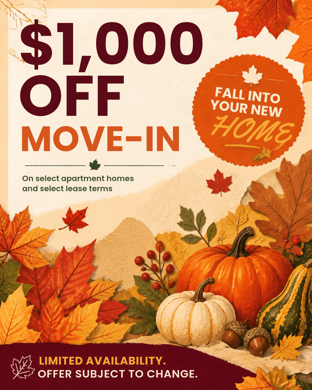 A promotional image for The Boulevard offering 2 weeks to 1 month free for apartment homes.